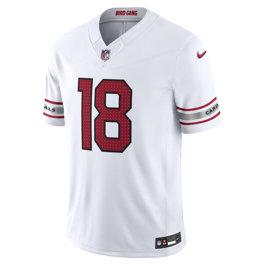 Arizona Cardinals Marvin Harrison Jr. Nike White Vapor F.U.S.E. Stitched Limited Jersey - product image 5