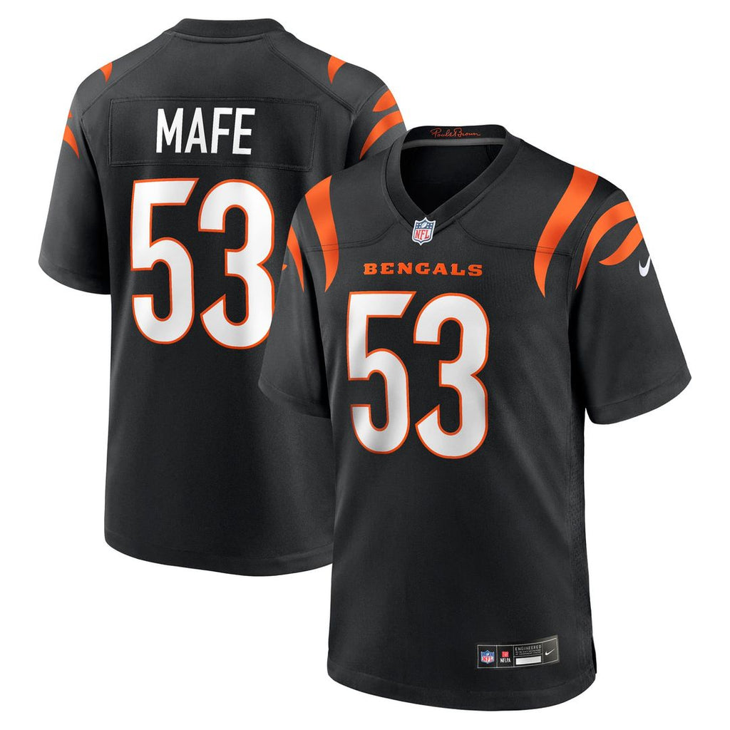 Cincinnati Bengals Boye Mafe Nike Black Team Game Jersey - product image 1