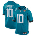 Jacksonville Jaguars Carter Bradley Nike Teal Team Game Jersey - product image 1