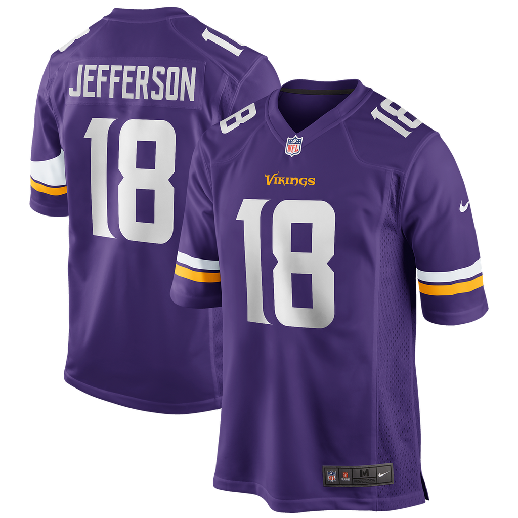 Minnesota Vikings Justin Jefferson Nike Purple Player Game Jersey - product image 1