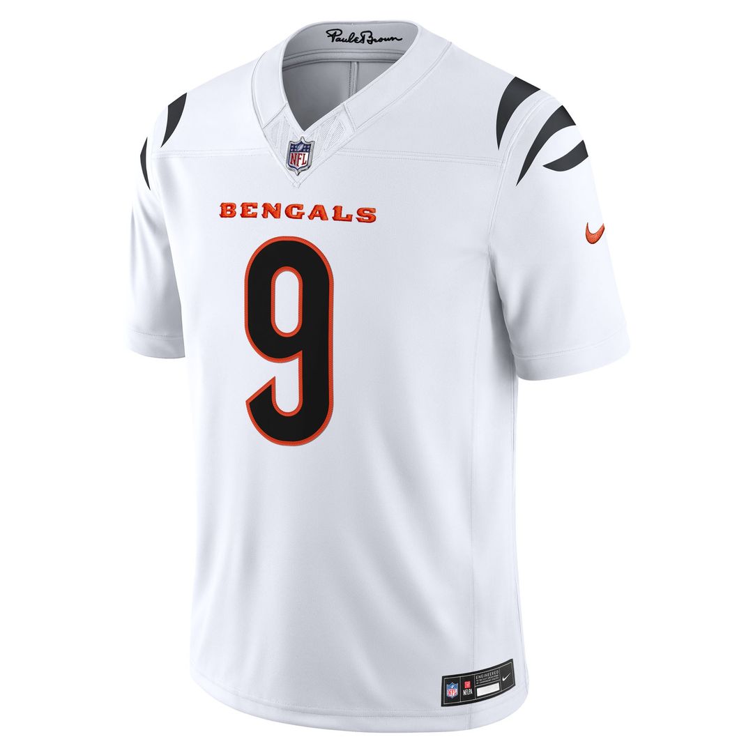 Cincinnati Bengals Joe Burrow Nike White Vapor F.U.S.E. Stitched Limited Jersey - product image 2