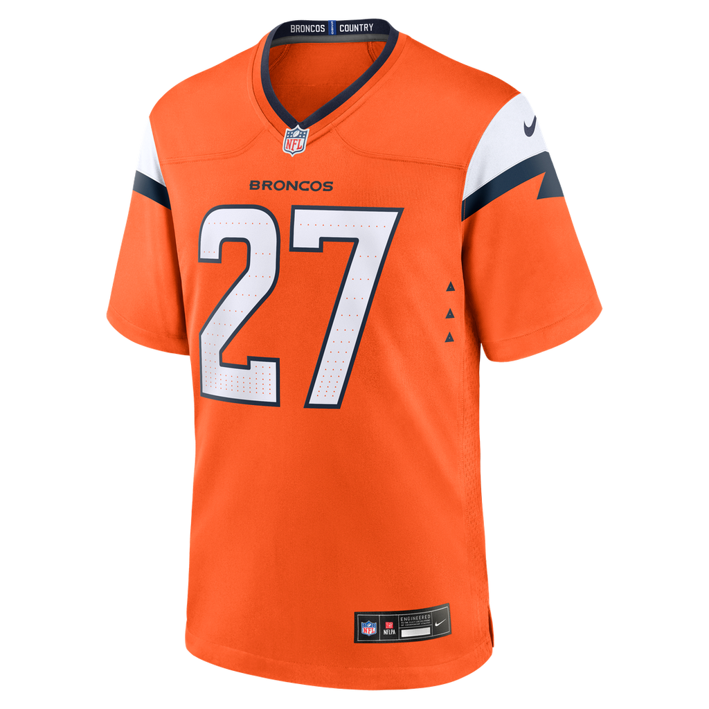 Denver Broncos J.K. Dobbins Nike Orange Team Game Jersey - product image 2