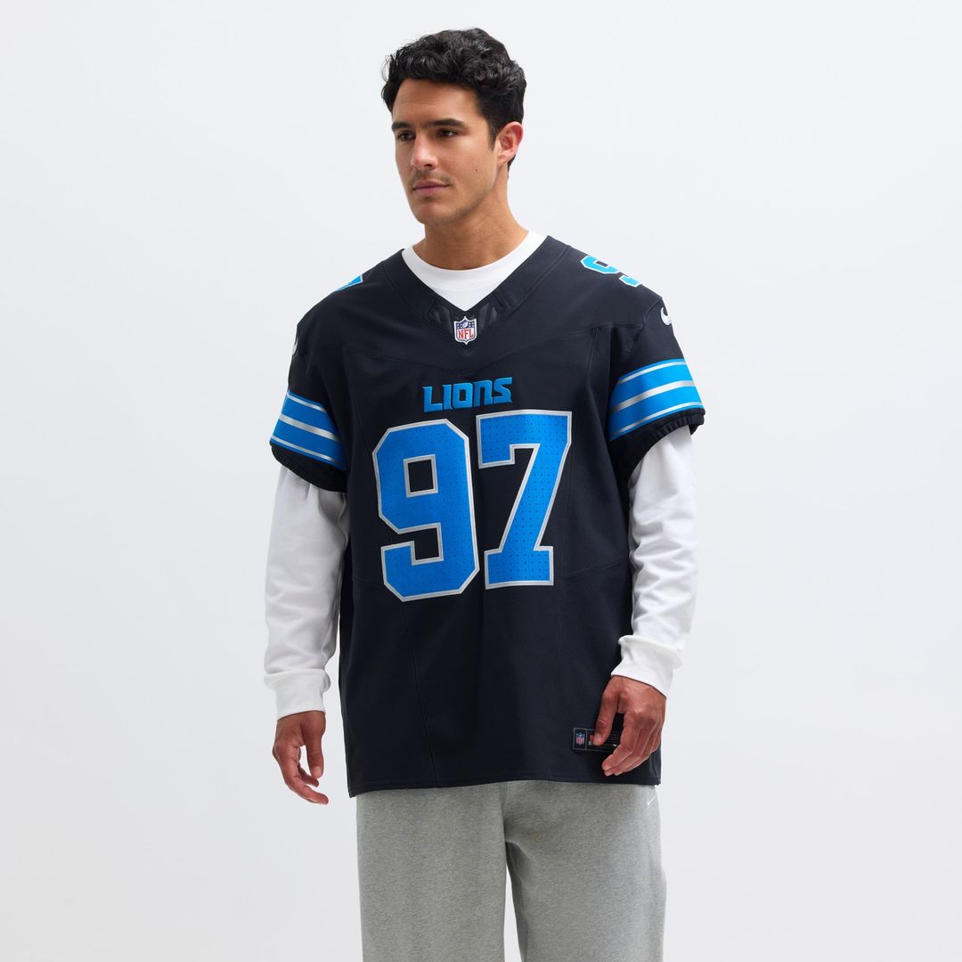 Detroit Lions Aidan Hutchinson Nike Black Alternate Vapor F.U.S.E. Elite Jersey - product image 4