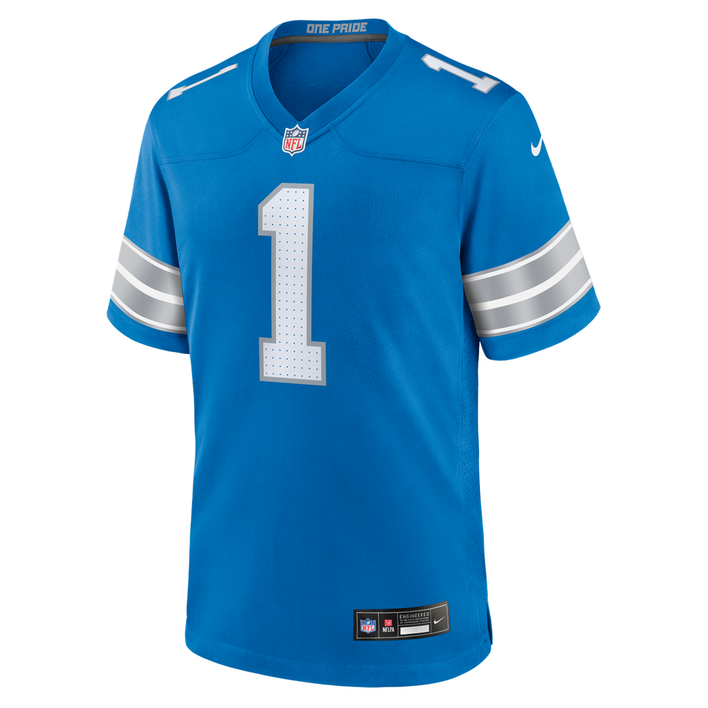 Detroit Lions Blake Miller Nike Blue Team Game Jersey - product image 2