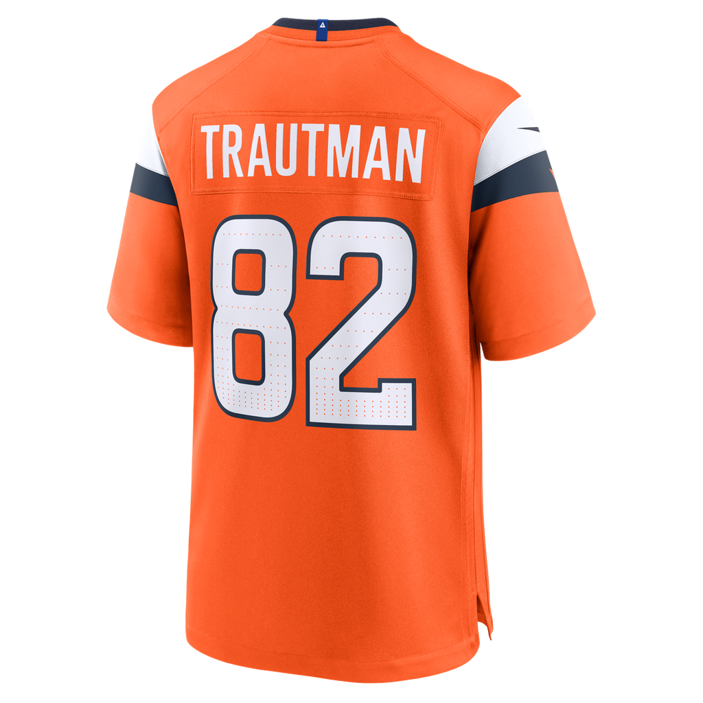 Denver Broncos Adam Trautman Nike Orange Team Game Jersey - product image 3