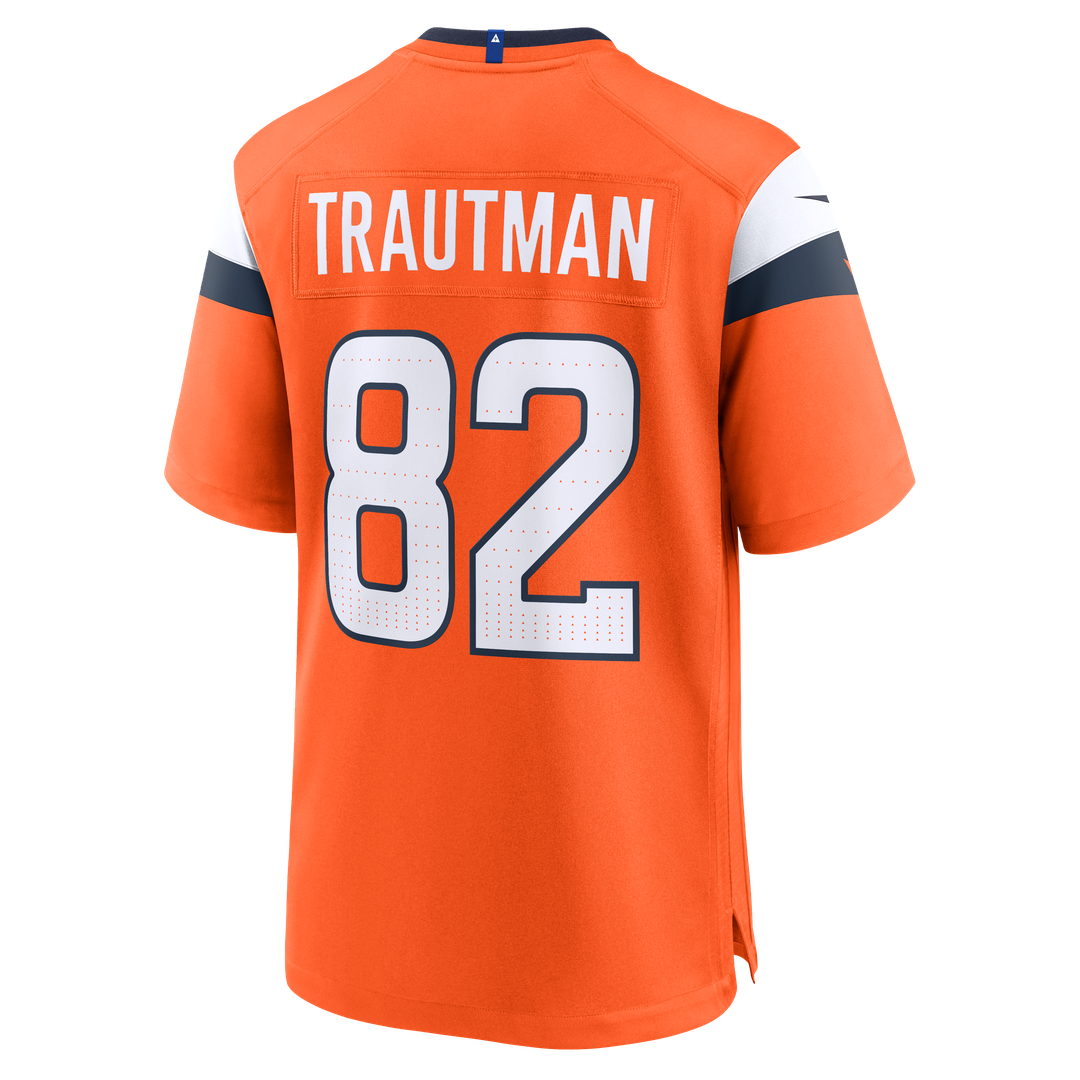 Denver Broncos Adam Trautman Nike Orange Team Game Jersey - product image 3