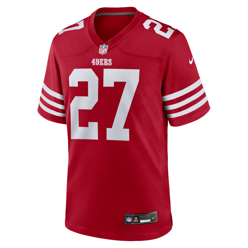 San Francisco 49ers Ji'Ayir Brown Nike Scarlet Team Game Jersey - product image 2