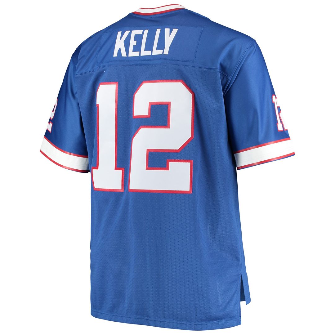 Buffalo Bills Jim Kelly Mitchell & Ness Royal Big & Tall 1990 Retired Player Replica Jersey - product image 3