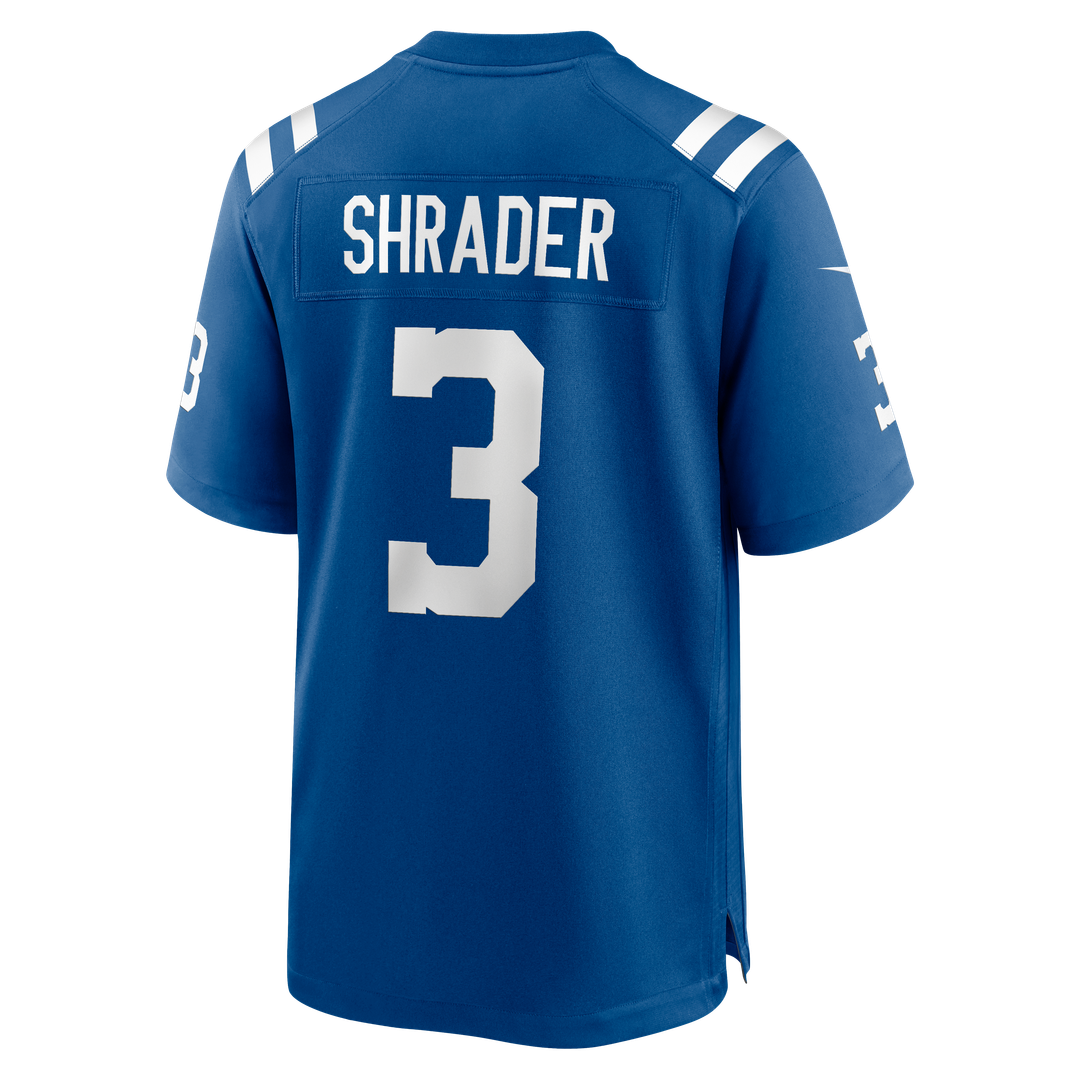Indianapolis Colts Spencer Shrader Nike Royal Team Game Jersey - product image 3