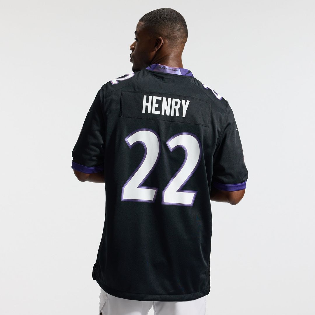 Baltimore Ravens Derrick Henry Nike Black Alternate Game Jersey - product image 4