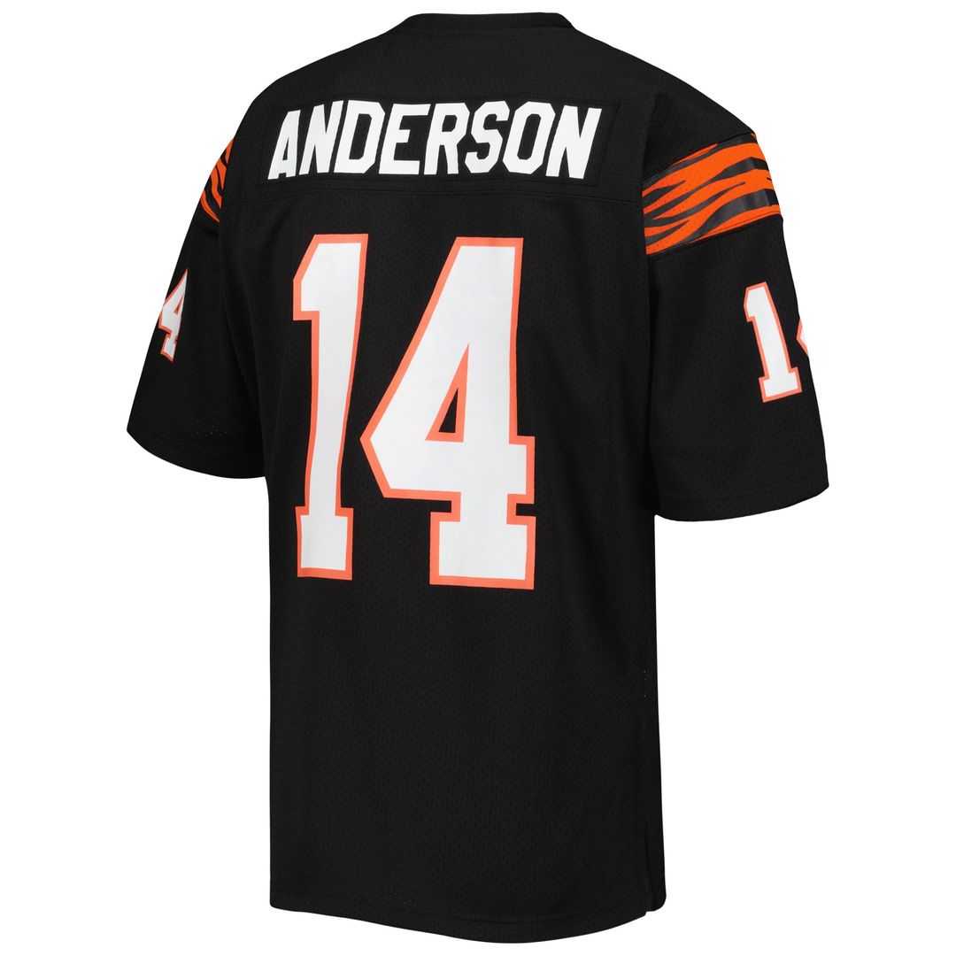 Cincinnati Bengals 1981 Ken Anderson Mitchell & Ness Black Authentic Throwback Retired Player Jersey - product image 3