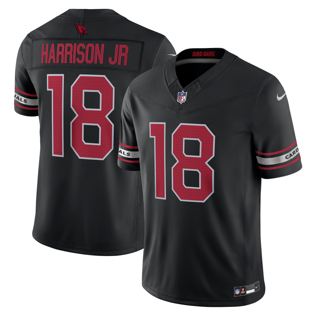 Arizona Cardinals Marvin Harrison Jr. Nike Black Alternate Vapor F.U.S.E. Stitched Limited Jersey - product image 4