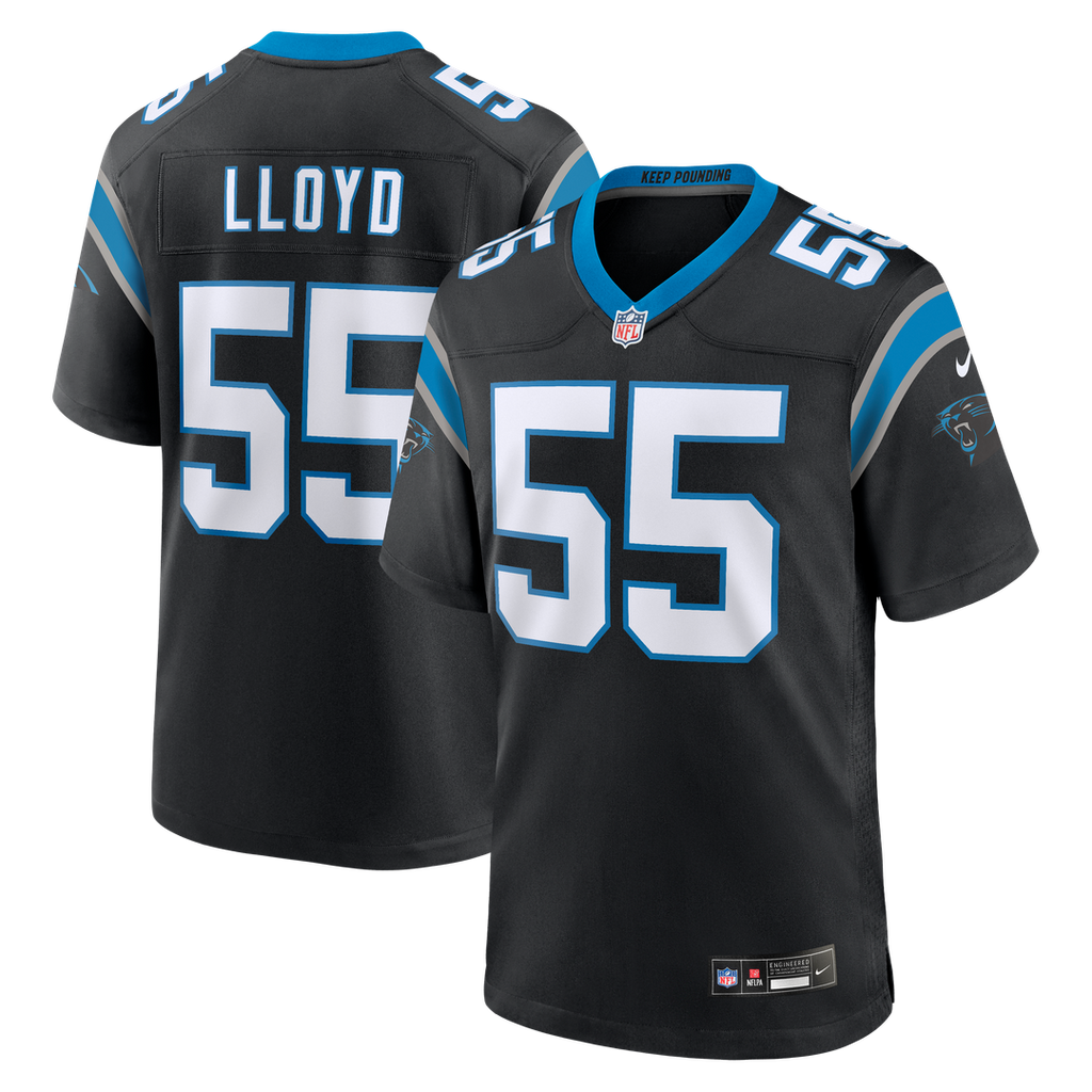 Carolina Panthers Devin Lloyd Nike Black Team Game Jersey - product image 1