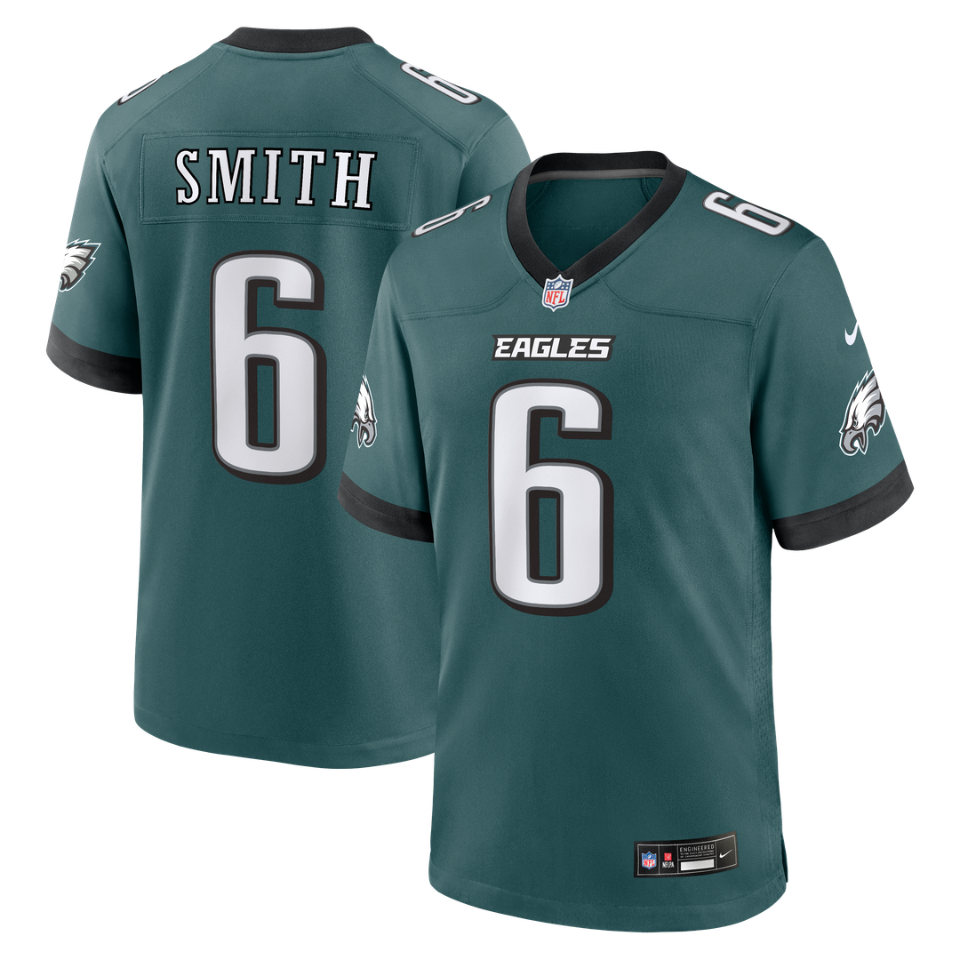 Philadelphia Eagles DeVonta Smith Nike Midnight Green Team Game Jersey - product image 1