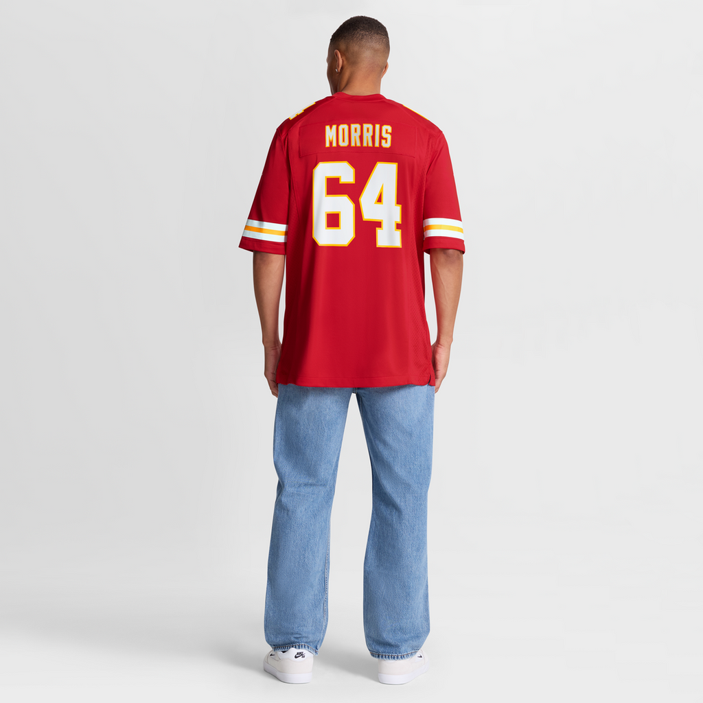 Kansas City Chiefs Wanya Morris Nike Red Game Jersey - product image 8