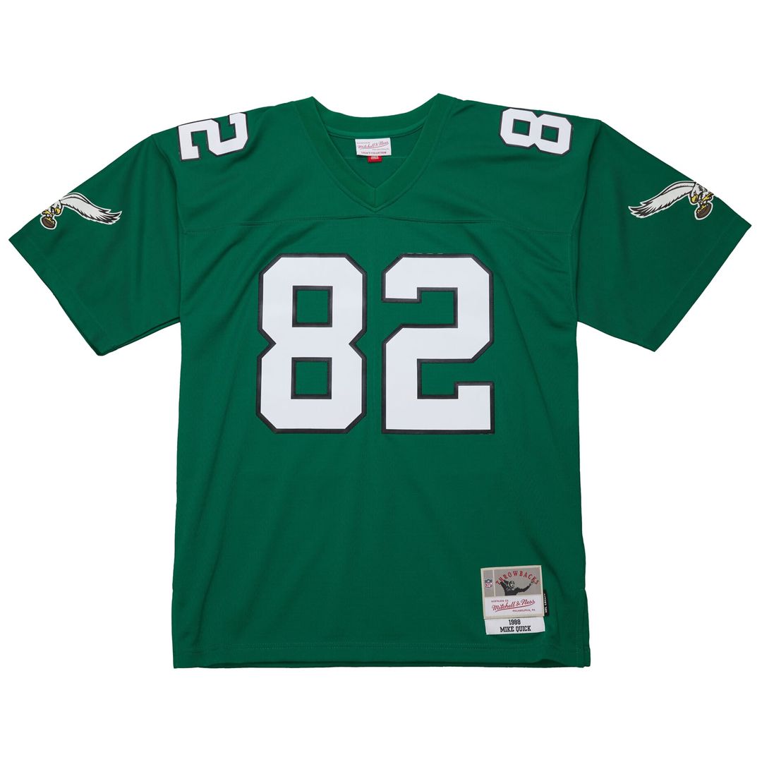 Philadelphia Eagles Mike Quick Mitchell & Ness Kelly Green Legacy Replica Jersey - product image 2