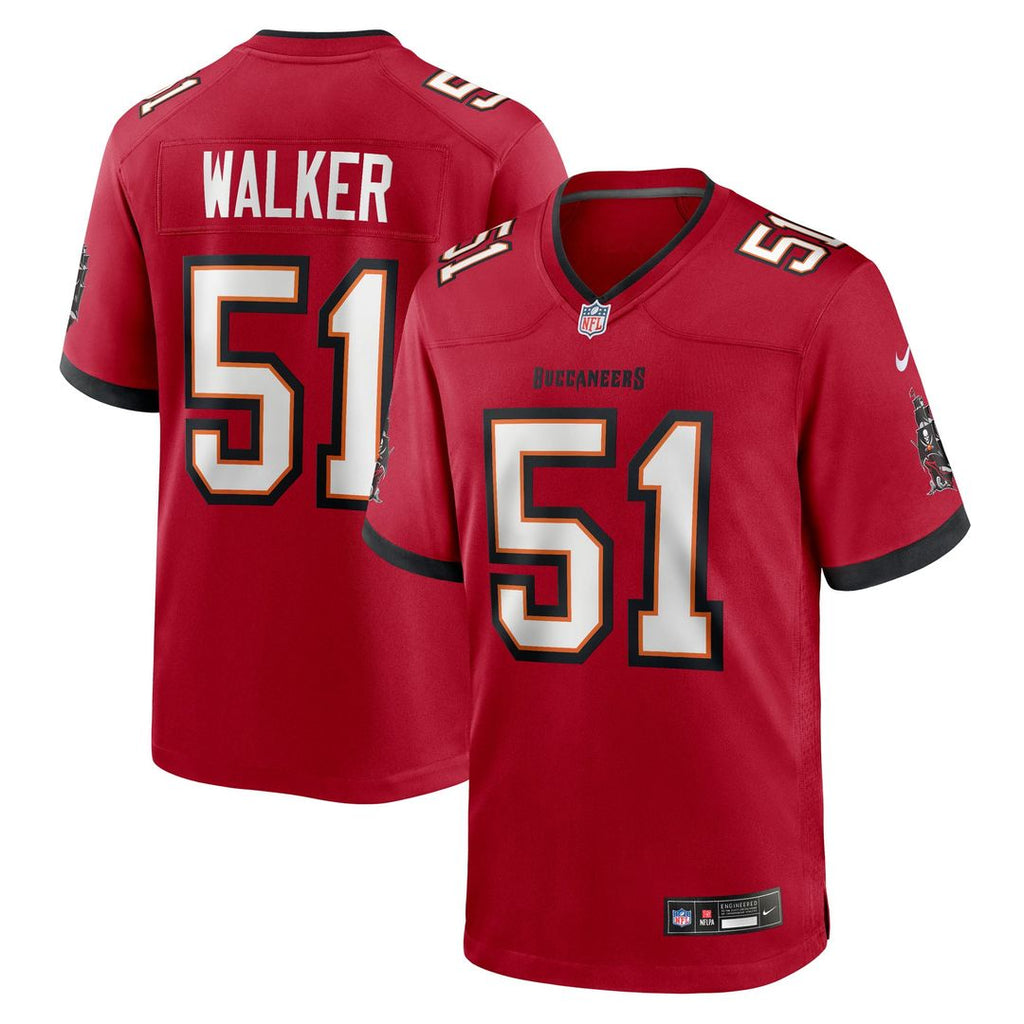 Tampa Bay Buccaneers David Walker Nike Red Team Game Jersey - product image 1