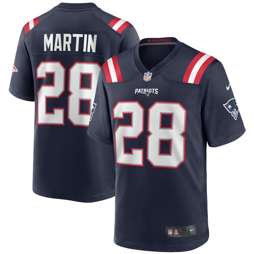 New England Patriots Curtis Martin Nike Navy Game Retired Player Jersey - product image 1