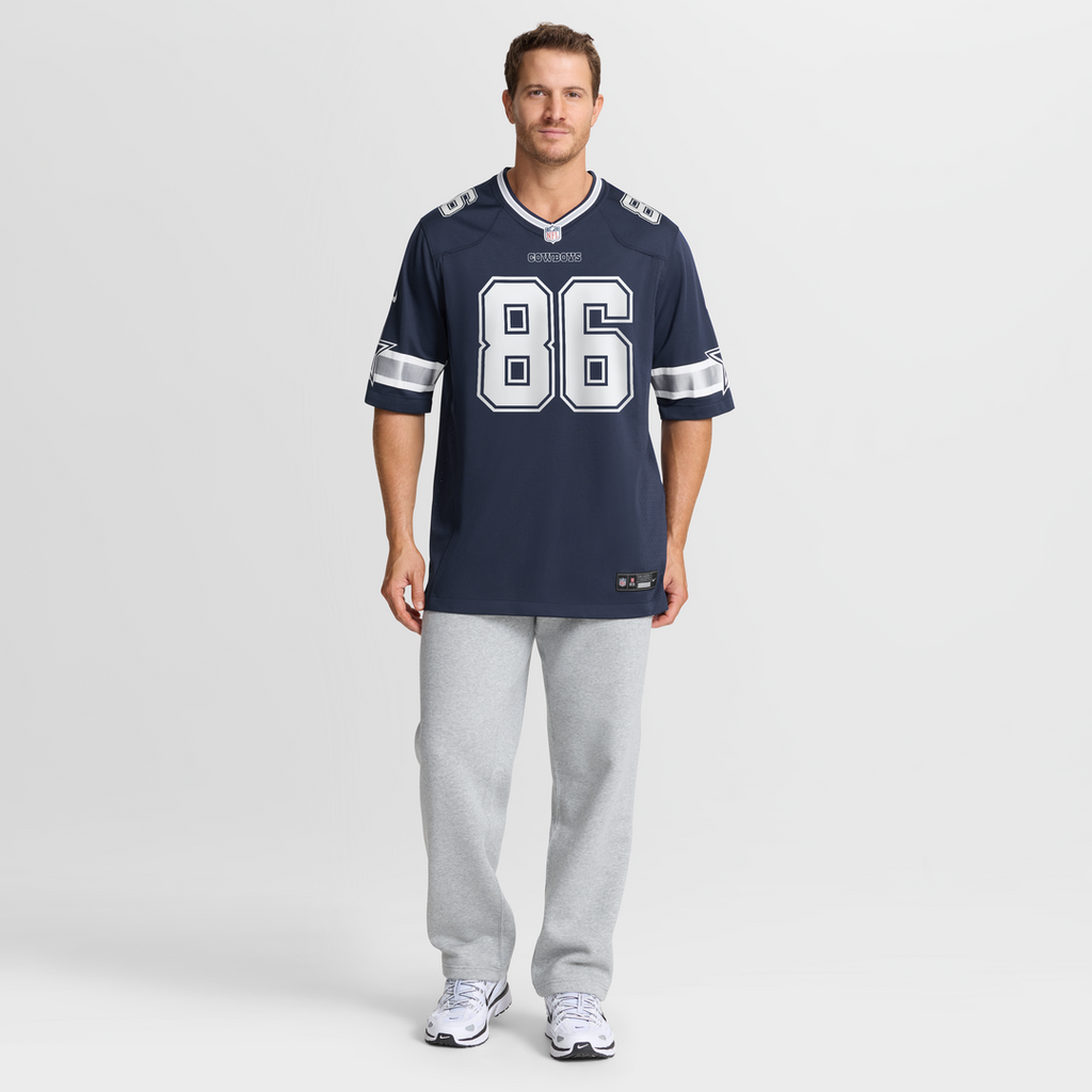 Dallas Cowboys Luke Schoonmaker Nike Navy Team Game Jersey - product image 7