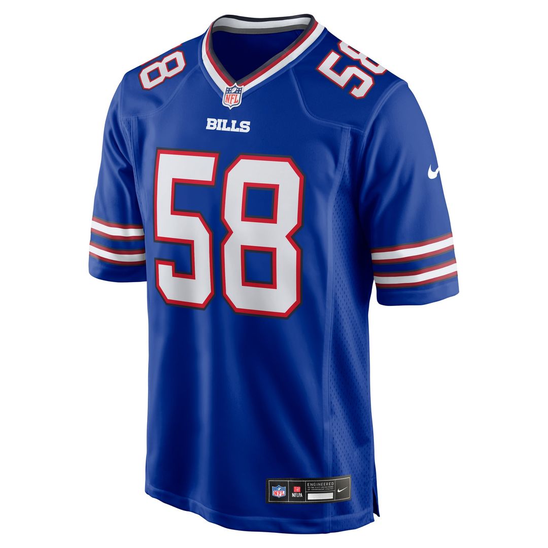Buffalo Bills Matt Milano Nike Royal Game Player Jersey - product image 2