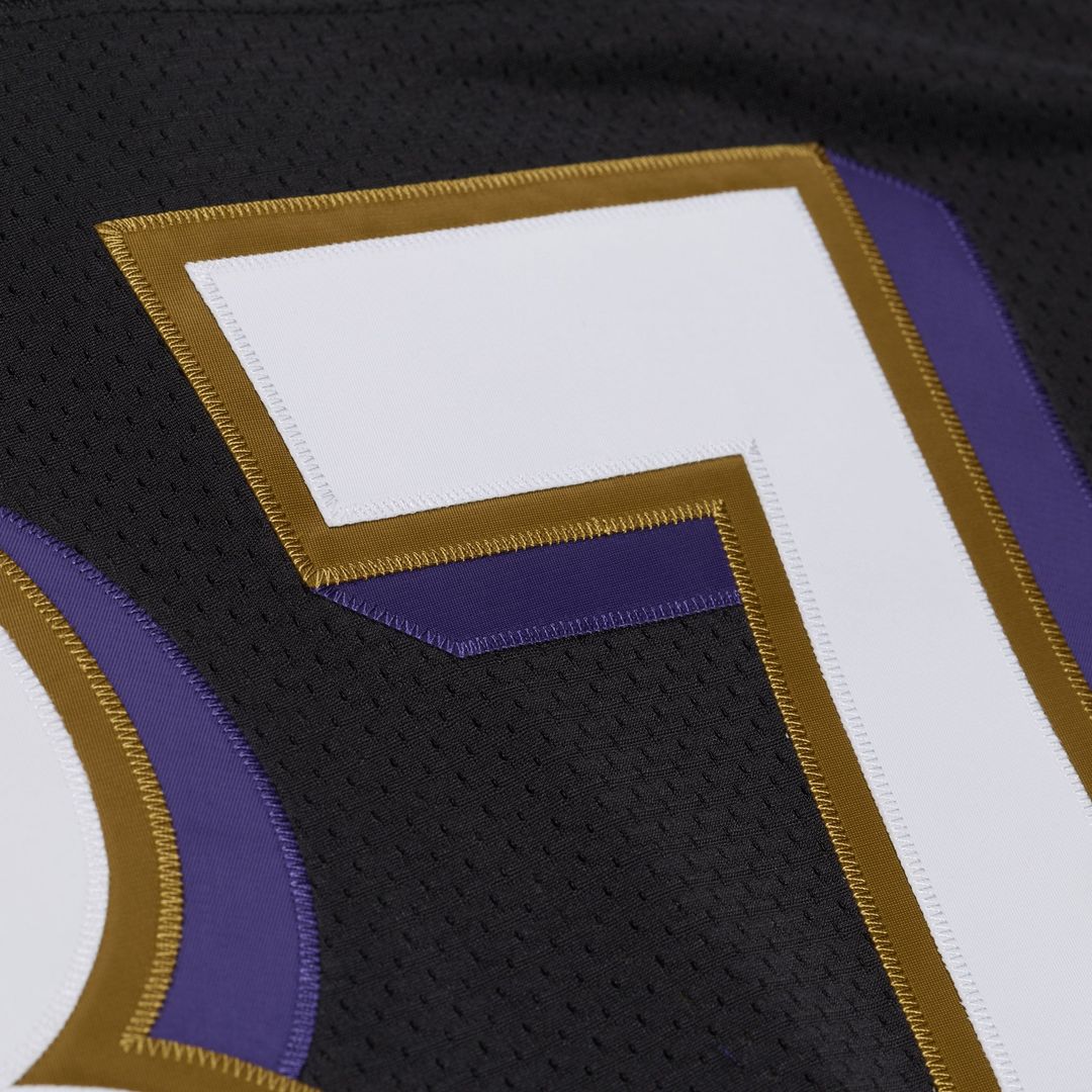 Baltimore Ravens Deion Sanders Mitchell & Ness Black 2005 Authentic Throwback Jersey - product image 9