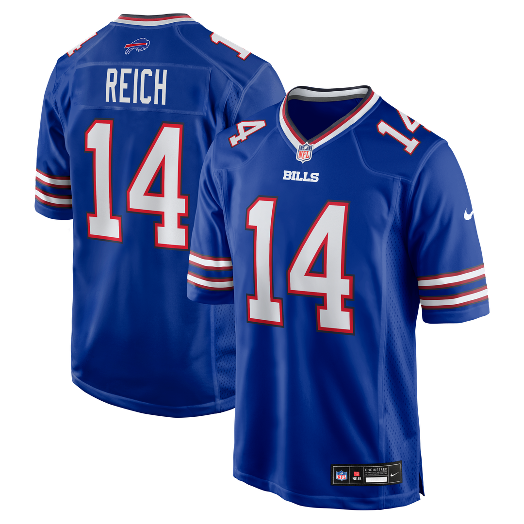 Buffalo Bills Frank Reich Nike Royal Game Retired Player Jersey - product image 1