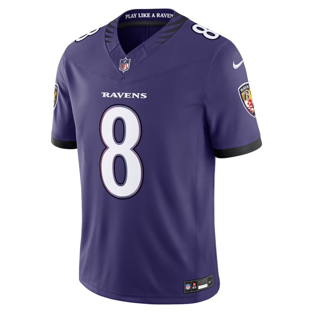 Baltimore Ravens Lamar Jackson Nike Black Alternate Alternate Vapor F.U.S.E. Stitched Limited Jersey - product image 8