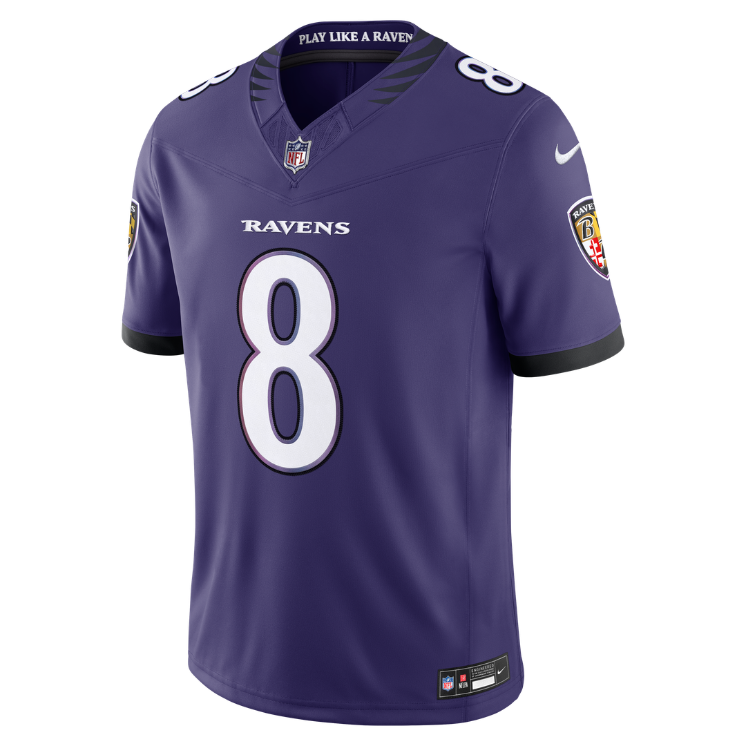 Baltimore Ravens Lamar Jackson Nike Black Alternate Alternate Vapor F.U.S.E. Stitched Limited Jersey - product image 8