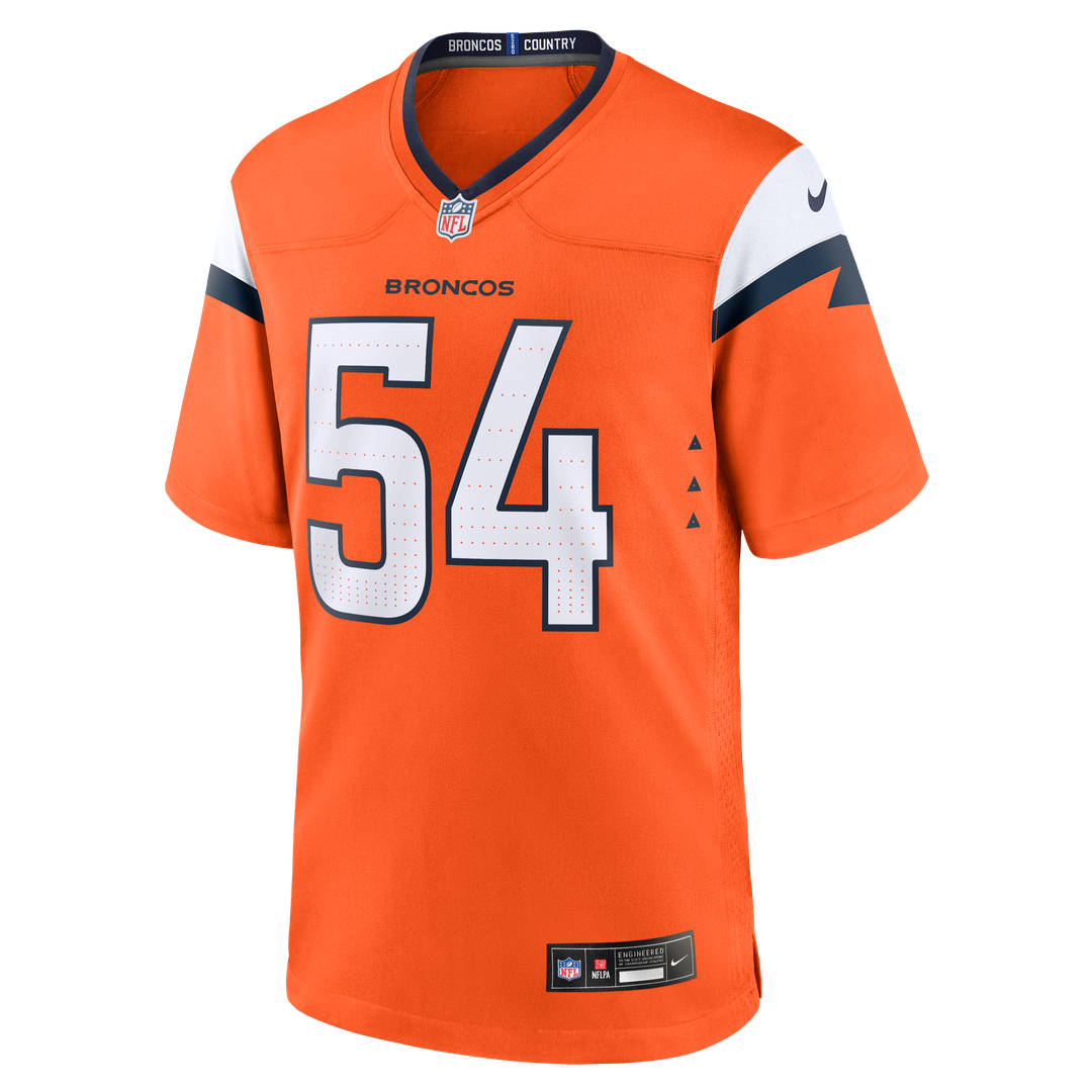 Denver Broncos Alex Forsyth Nike Orange Team Game Jersey - product image 2