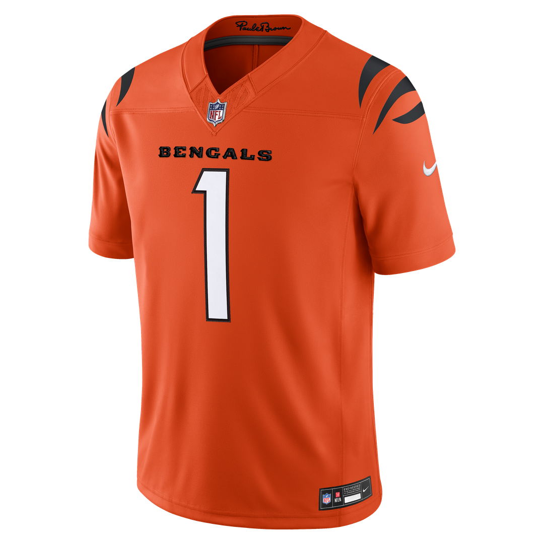 Cincinnati Bengals Ja'Marr Chase Nike Orange Alternate Vapor F.U.S.E. Stitched Limited Jersey - product image 5
