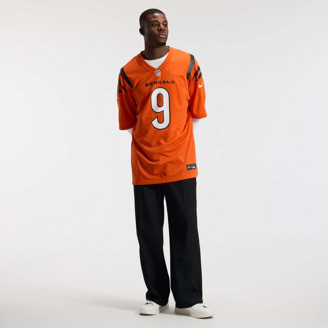 Cincinnati Bengals Joe Burrow Nike Orange Alternate Game Jersey - product image 5