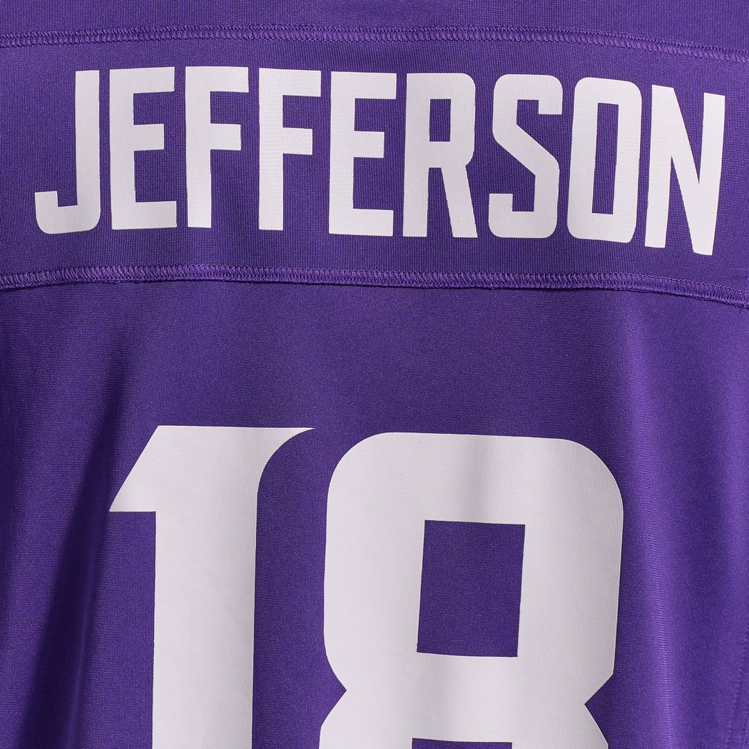 Minnesota Vikings Justin Jefferson Nike Purple Player Game Jersey - product image 12