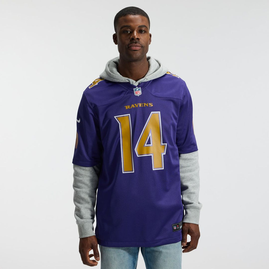 Baltimore Ravens Kyle Hamilton Nike Black Alternate Game Jersey - product image 9