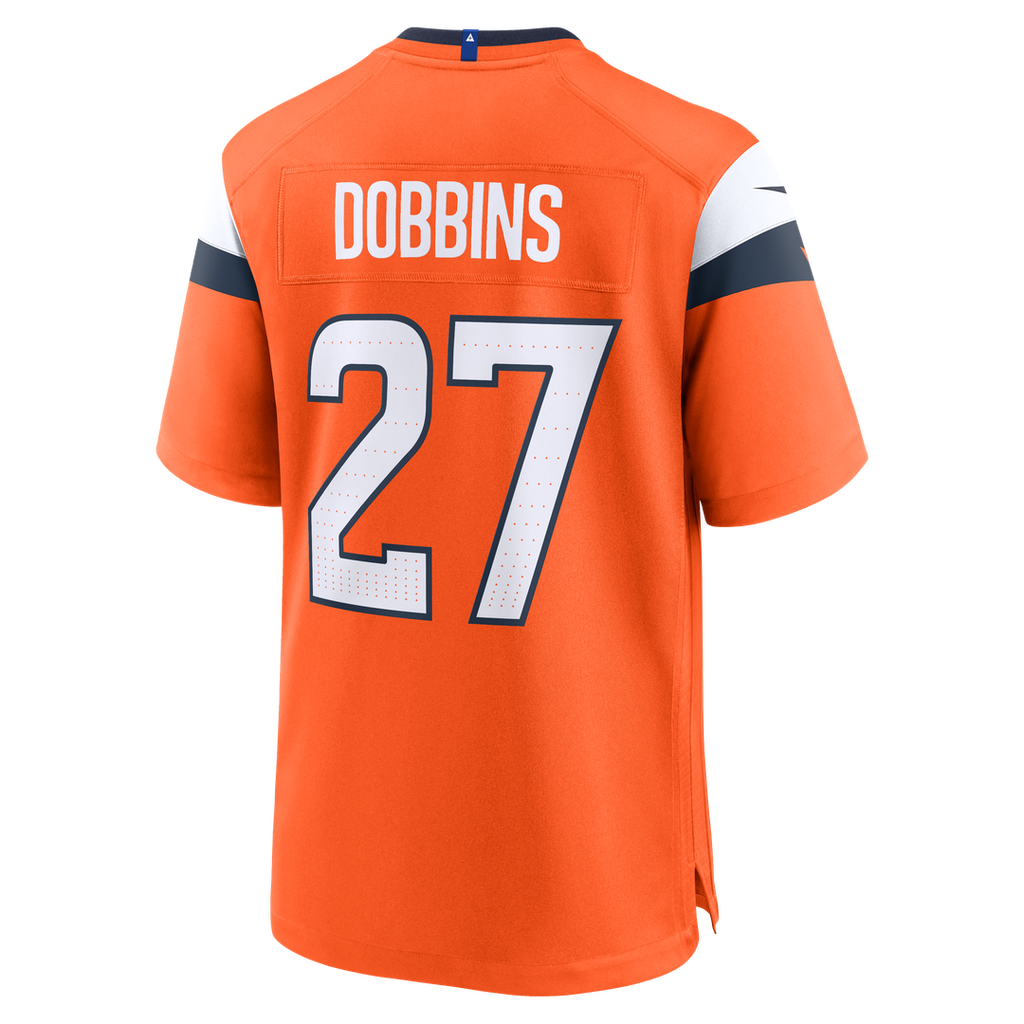 Denver Broncos J.K. Dobbins Nike Orange Team Game Jersey - product image 3