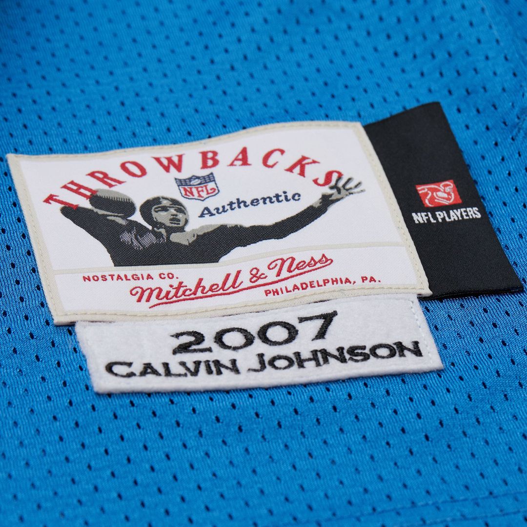 Detroit Lions Calvin Johnson Mitchell & Ness Black 2007 Authentic Throwback Jersey - product image 23