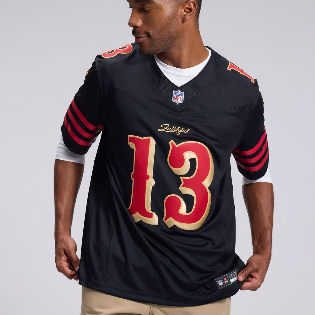 San Francisco 49ers Brock Purdy Nike Black Rivalries Collection Stitched Limited Jersey - product image 10