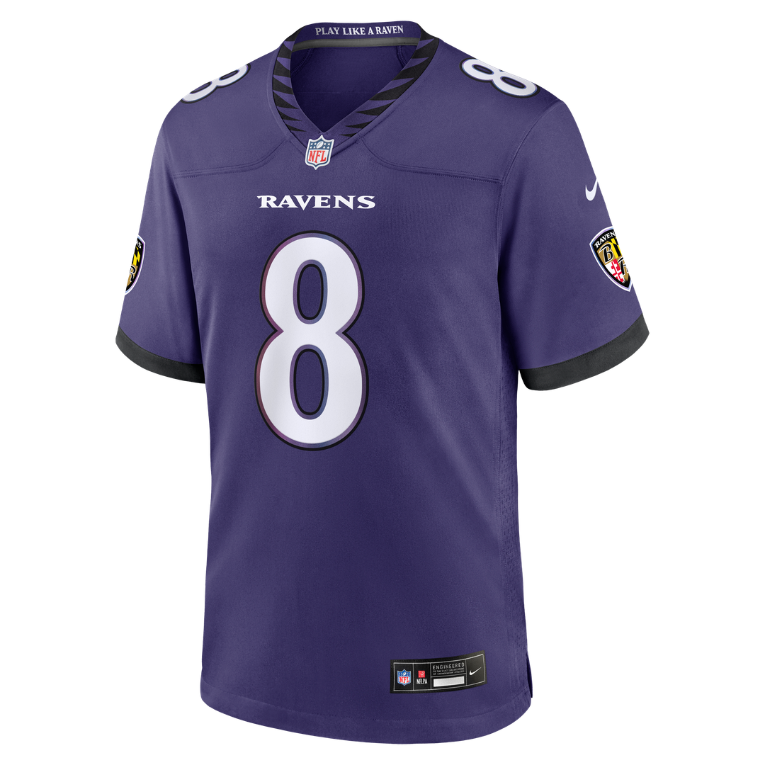 Baltimore Ravens Lamar Jackson Nike Purple Team Game Jersey - product image 7