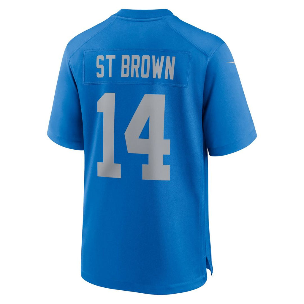 Detroit Lions Amon-Ra St. Brown Nike Blue Alternate Game Jersey - product image 3