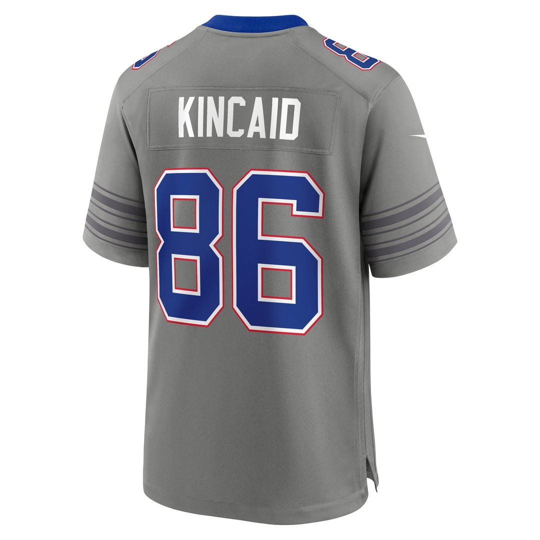 Buffalo Bills Dalton Kincaid Nike Gray Nickel City Game Jersey - product image 6