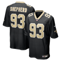 New Orleans Saints Nathan Shepherd Nike Black Game Jersey - product image 1
