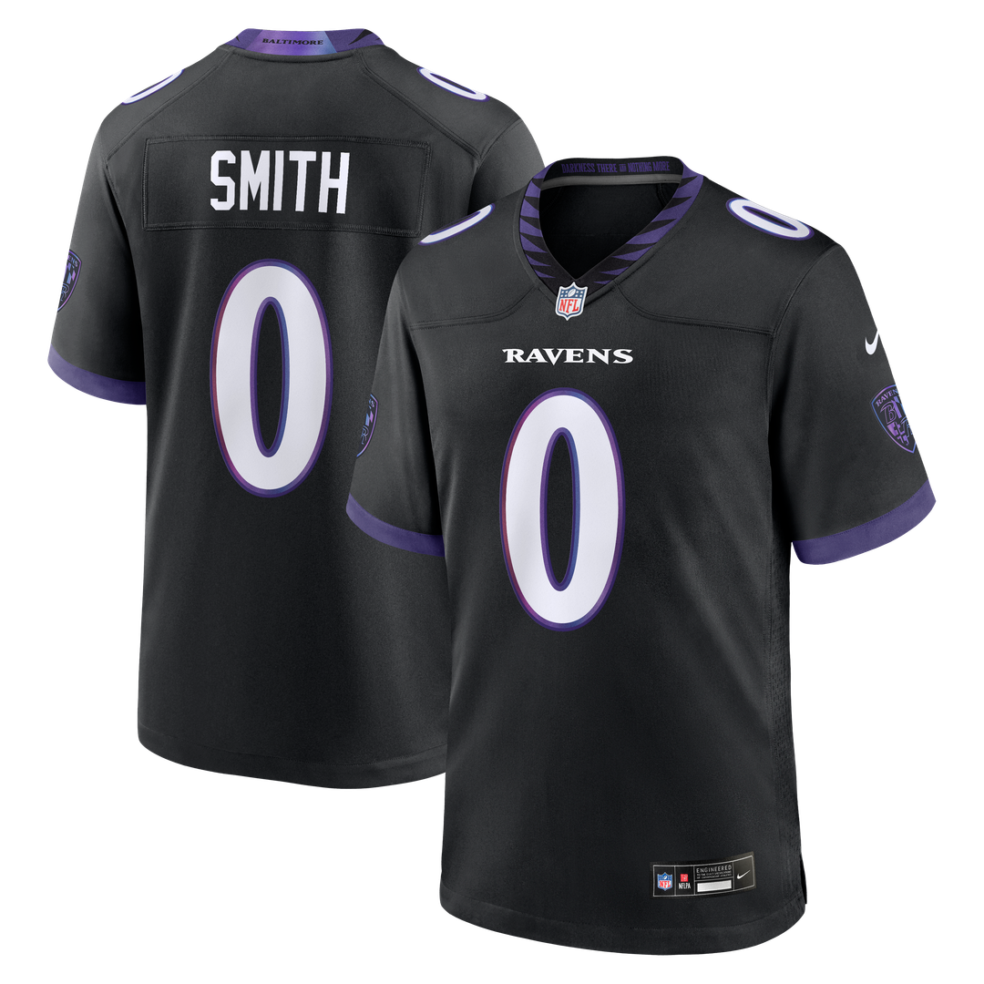 Baltimore Ravens Roquan Smith Nike Purple Alternate Game Jersey - product image 7