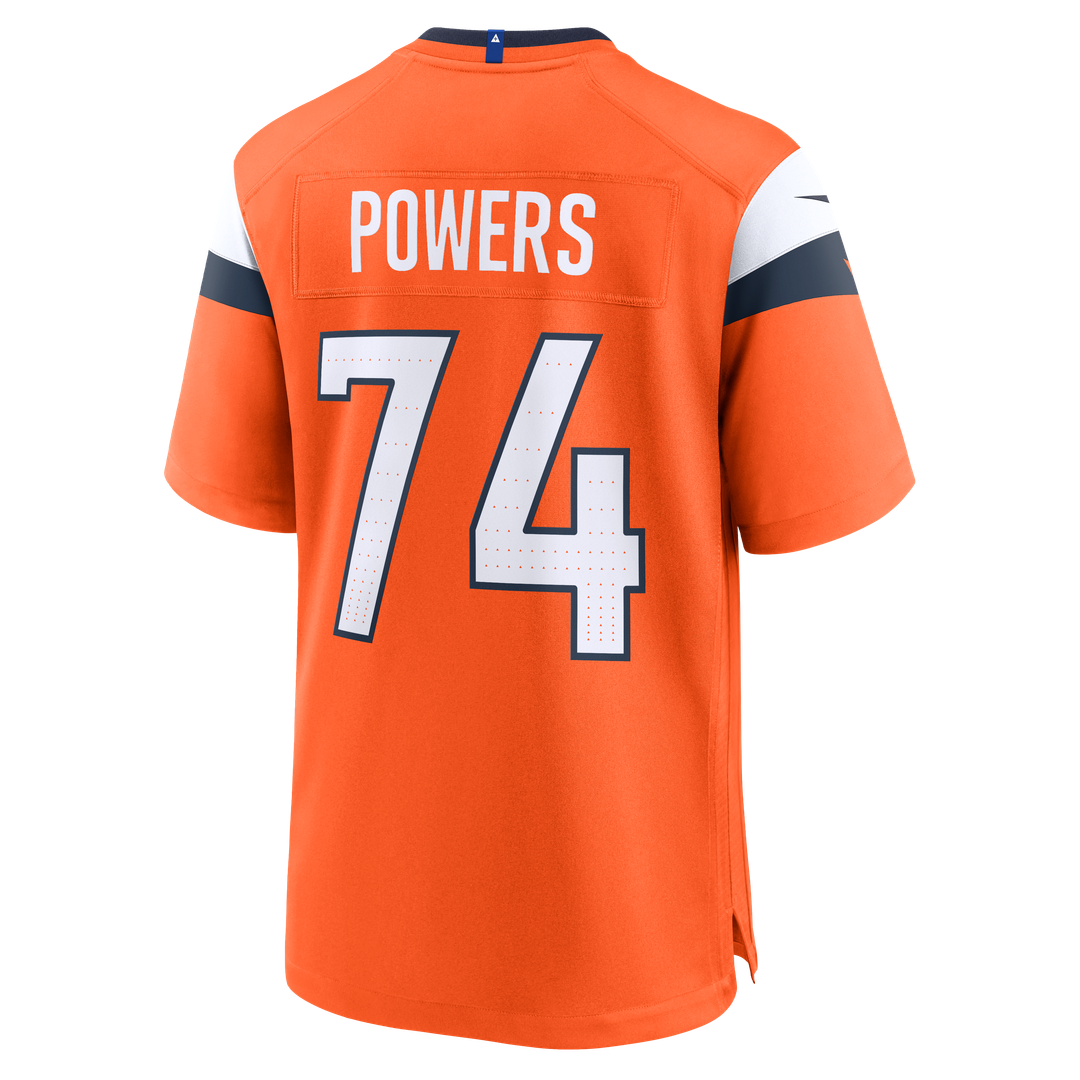 Denver Broncos Ben Powers Nike Orange Team Game Jersey - product image 3