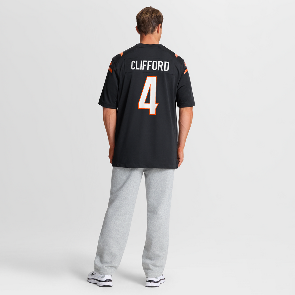 Cincinnati Bengals Sean Clifford Nike Black Team Game Jersey - product image 8