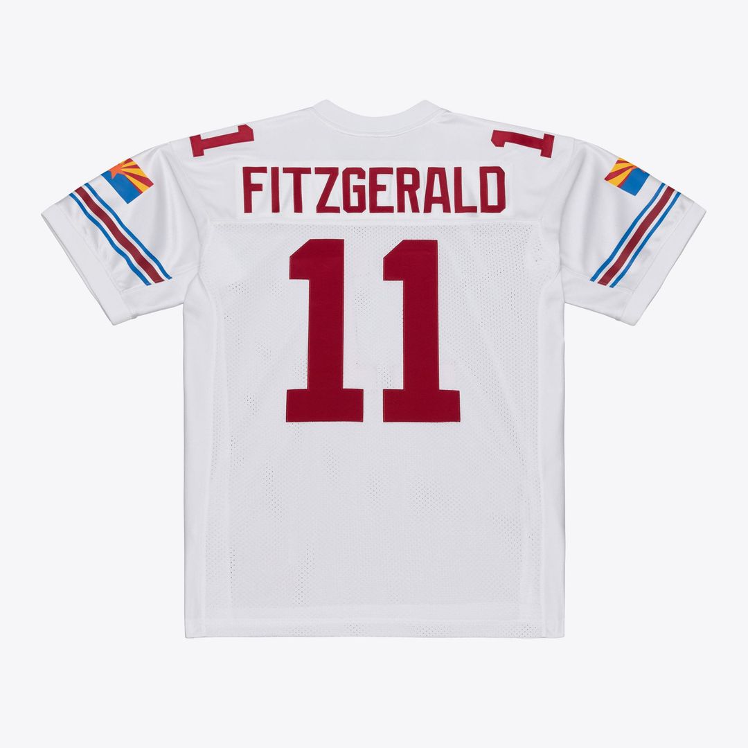 Arizona Cardinals Larry Fitzgerald Mitchell & Ness White 2004 Authentic Throwback Jersey - product image 3