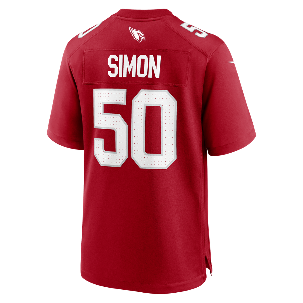 Arizona Cardinals Cody Simon Nike Cardinal Team Game Jersey - product image 3