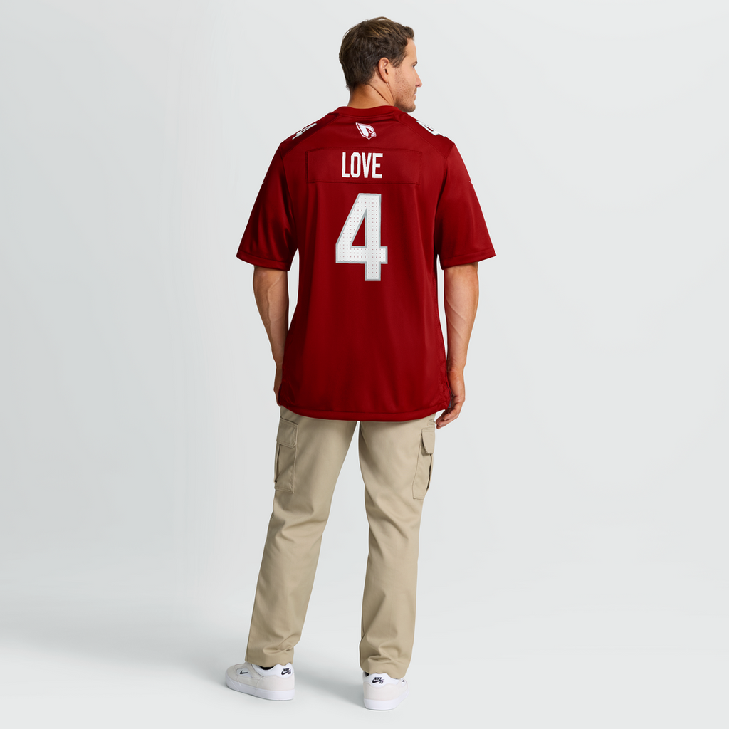 Arizona Cardinals Jeremiyah Love Nike White Game Player Jersey - product image 9