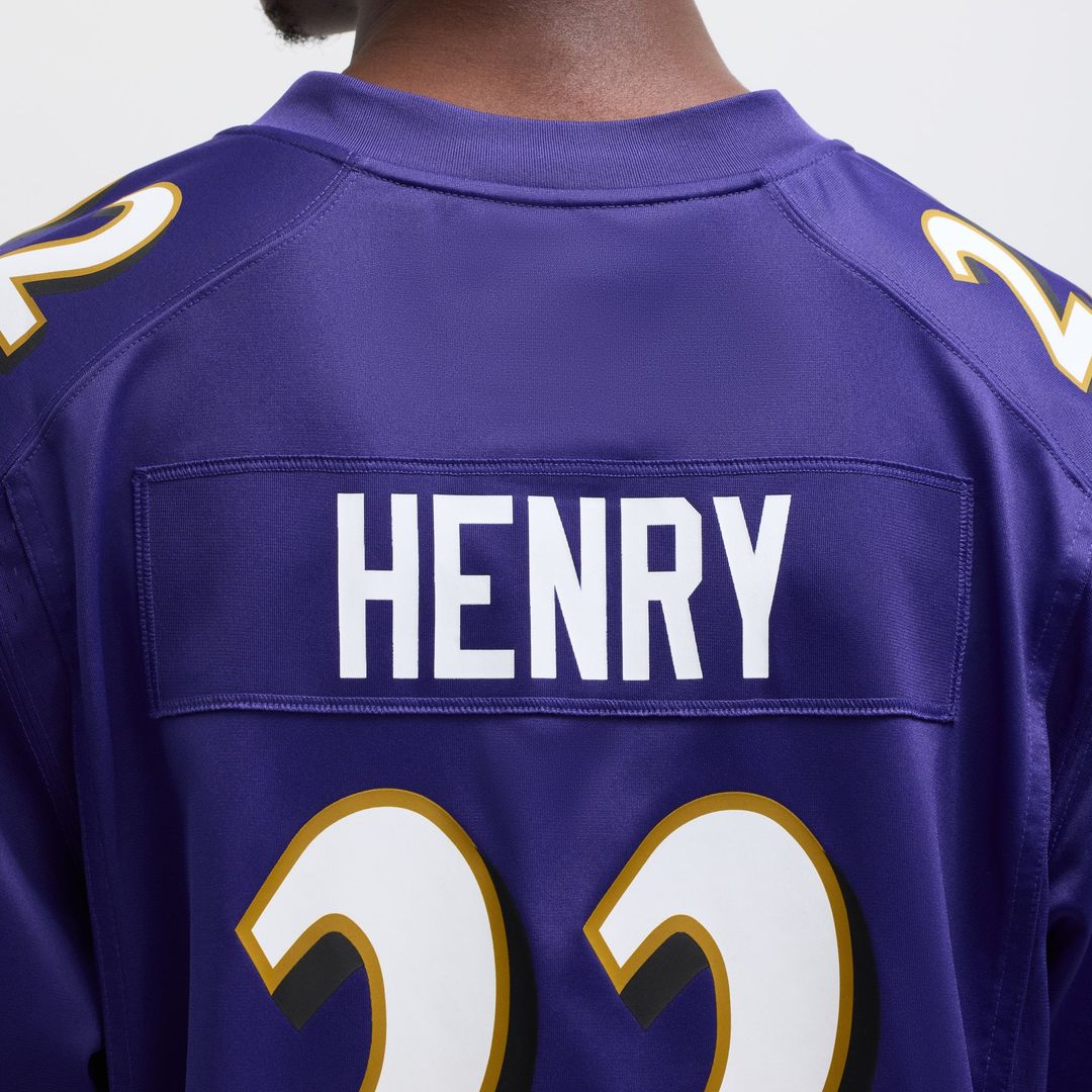 Baltimore Ravens Derrick Henry Nike Purple Game Player Jersey - product image 8