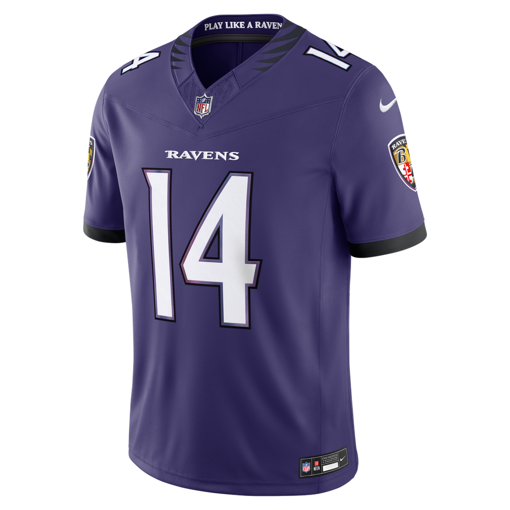 Baltimore Ravens Kyle Hamilton Nike Black Alternate Vapor F.U.S.E. Stitched Limited Jersey - product image 8