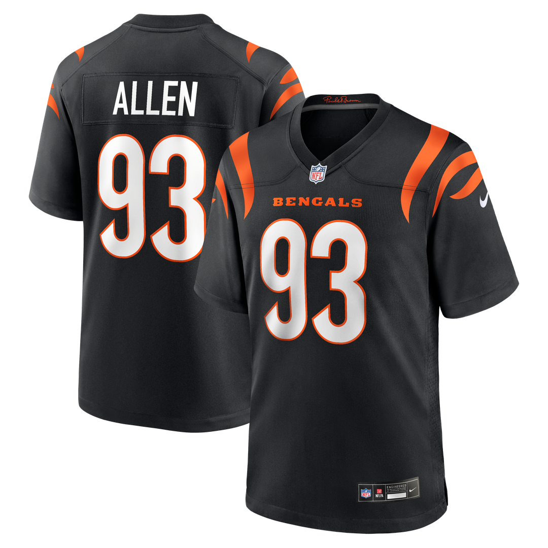 Cincinnati Bengals Jonathan Allen Nike Black Team Game Jersey - product image 1