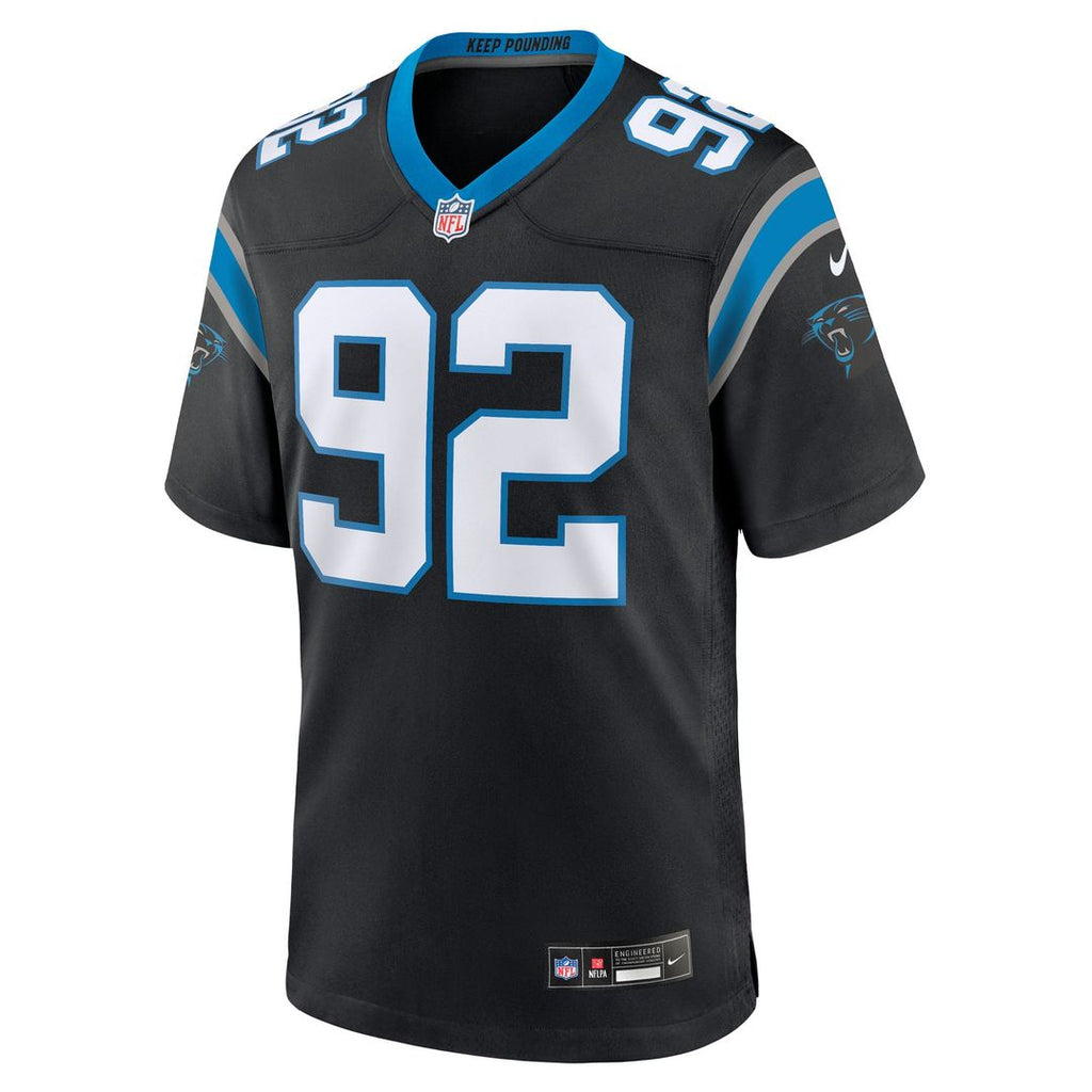 Carolina Panthers Cam Jackson Nike Black Team Game Jersey - product image 2